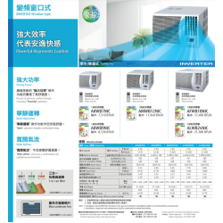 GENERAL 珍寶 ALWB24NIC 二匹半 R32雪種變頻淨冷窗口式 (附遙控)