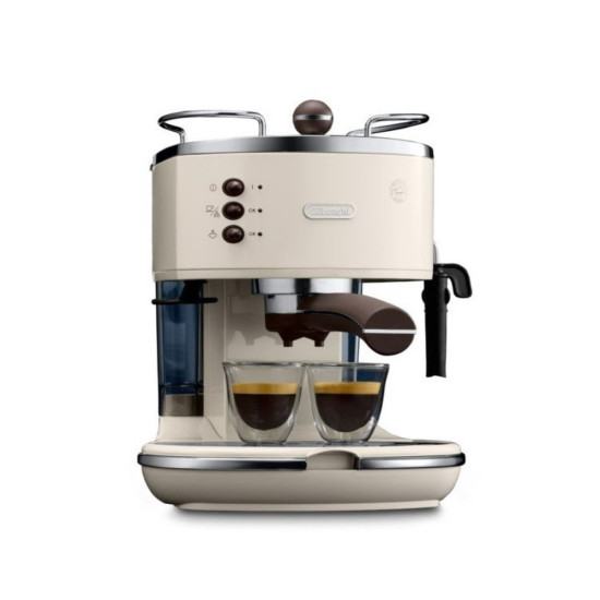 DELONGHI ECOV311.BG (優雅白) 半自動咖啡機